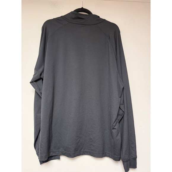 Walter Hagen Mens Black 1/4 Zip Long Sleeve Pullover Golf Shirt Size L - Picture 6 of 7